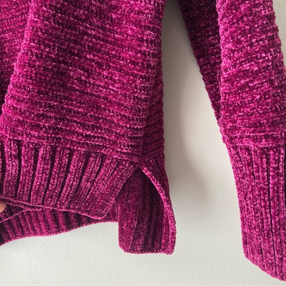 Pink Rose Super Soft Comfy Turtleneck Sweater Deep Pink Women’s Medium - Picture 4 of 11